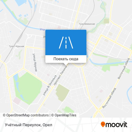 Карта Учётный Переулок