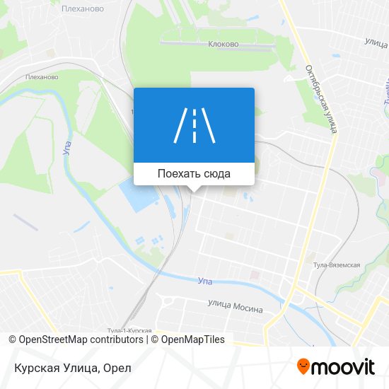 Карта Курская Улица