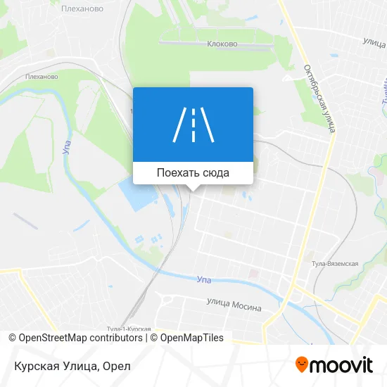 Карта Курская Улица