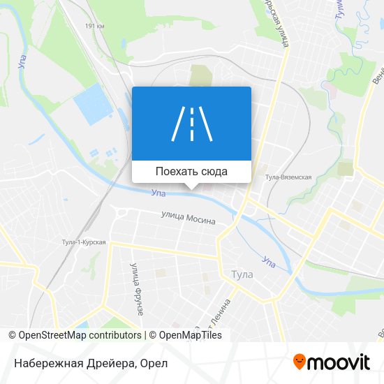 Карта Набережная Дрейера