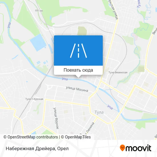 Карта Набережная Дрейера