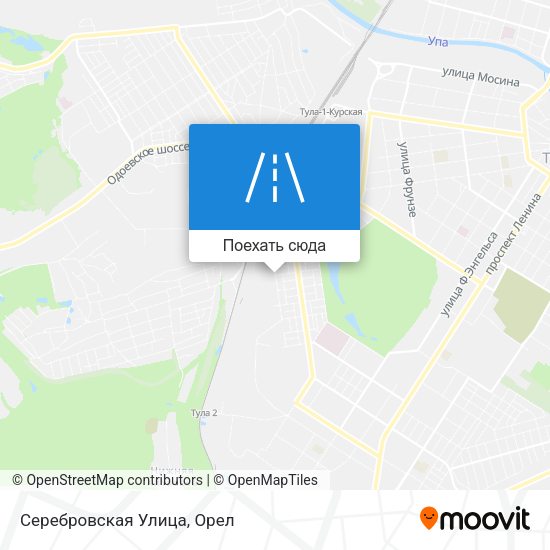 Карта Серебровская Улица