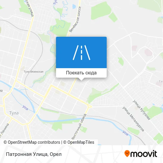 Карта Патронная Улица