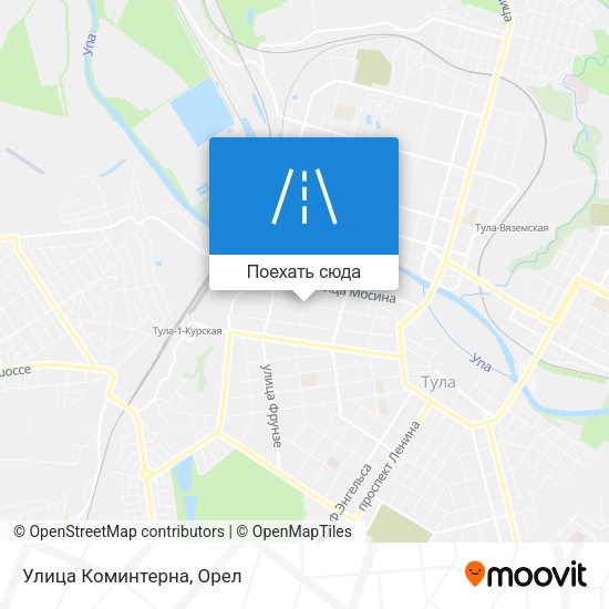 Карта Улица Коминтерна