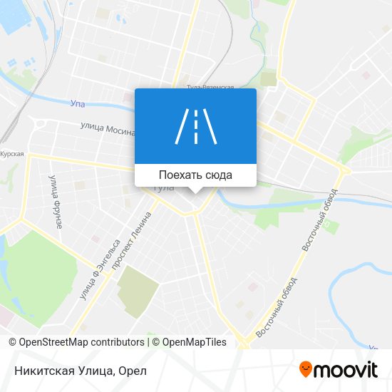 Карта Никитская Улица