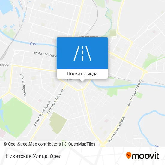 Карта Никитская Улица