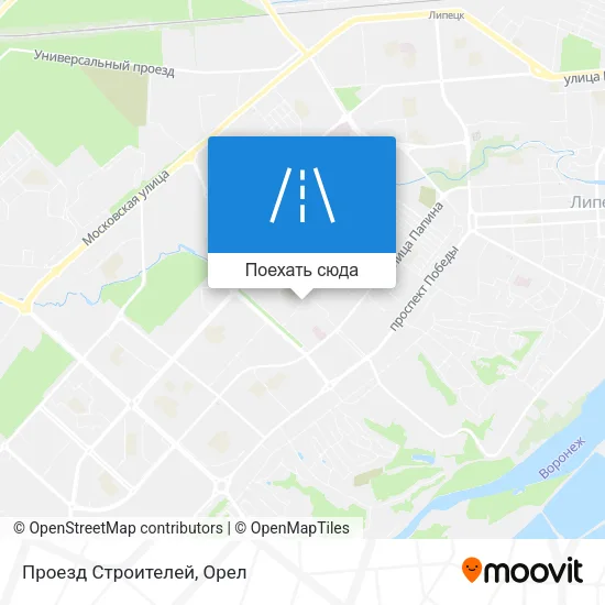 Карта Проезд Строителей