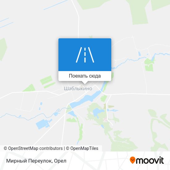 Карта Мирный Переулок