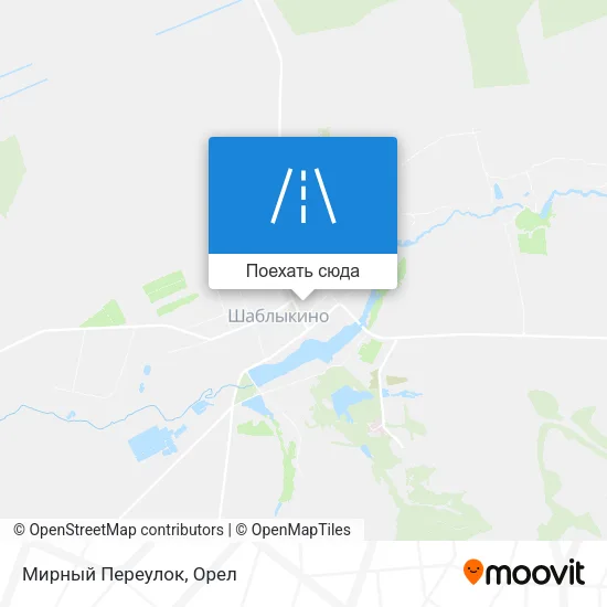 Карта Мирный Переулок