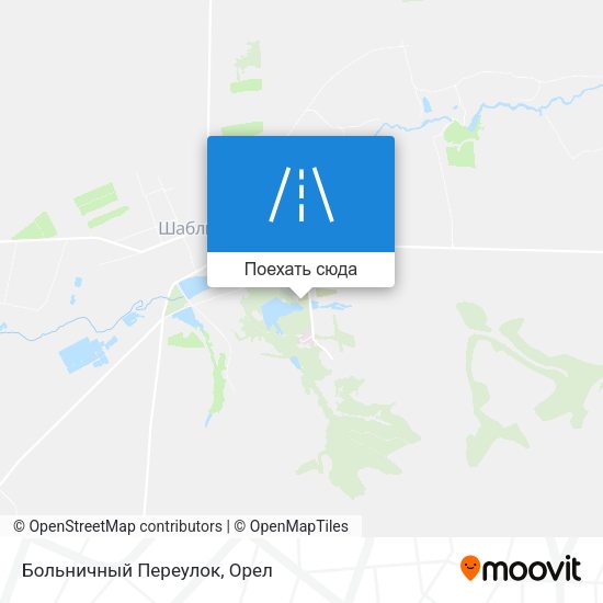 Карта Больничный Переулок