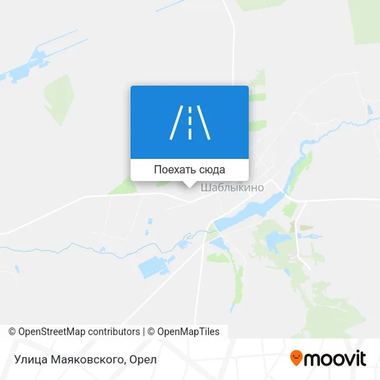 Карта Улица Маяковского