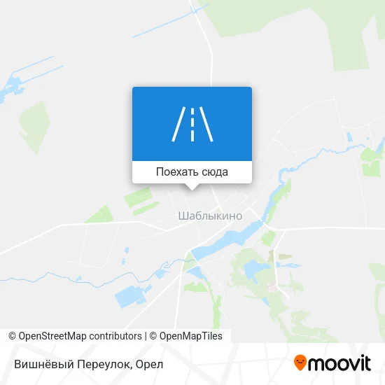 Карта Вишнёвый Переулок