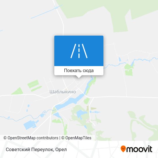 Карта Советский Переулок