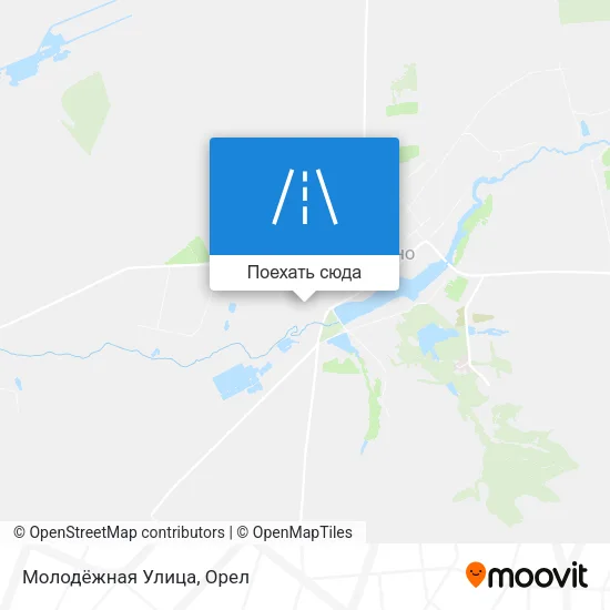Карта Молодёжная Улица