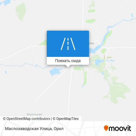 Карта Маслозаводская Улица