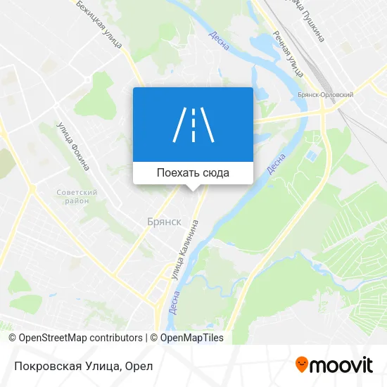 Карта Покровская Улица