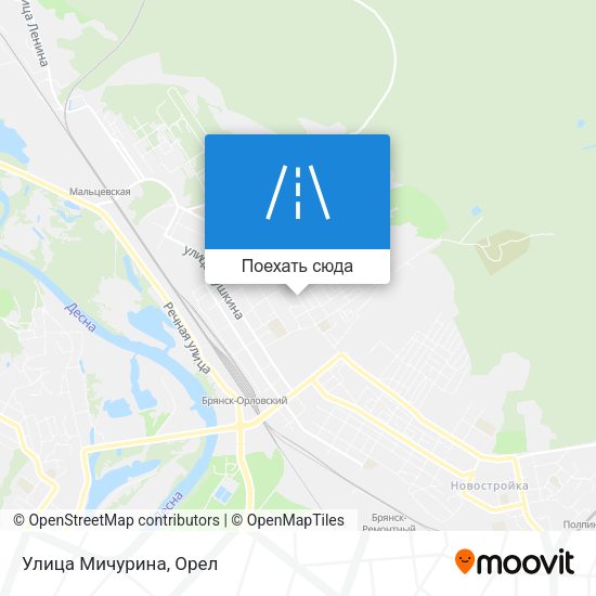 Карта Улица Мичурина
