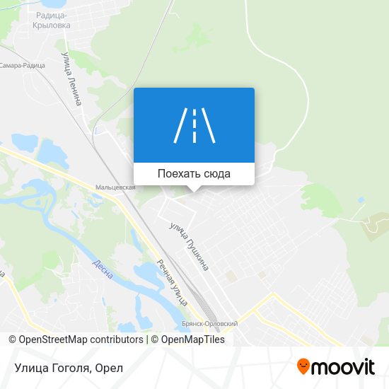 Карта Улица Гоголя