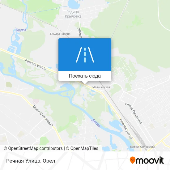 Карта Речная Улица