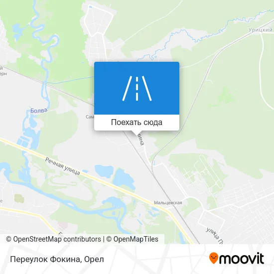 Карта Переулок Фокина