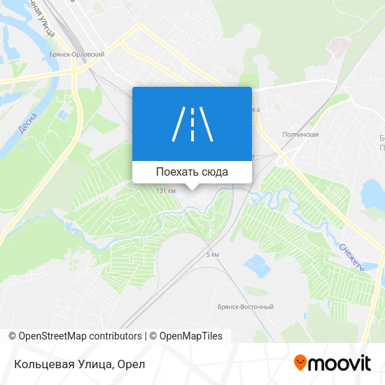 Карта Кольцевая Улица