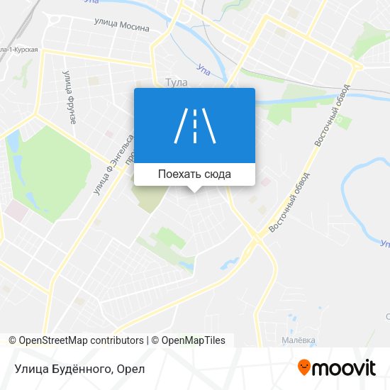 Карта Улица Будённого