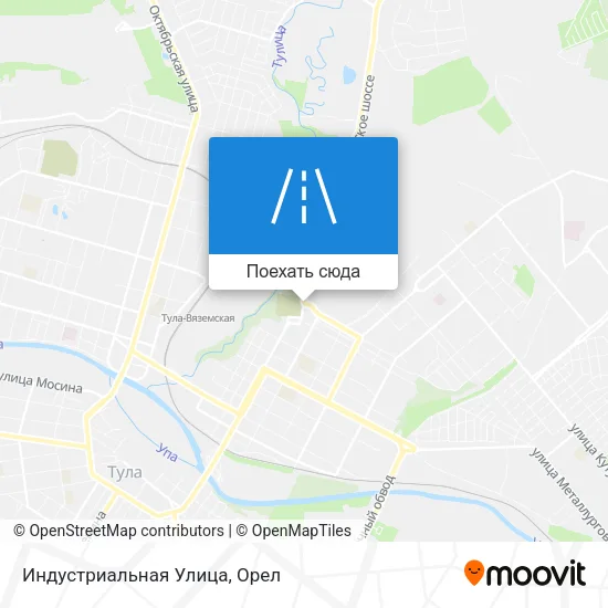 Карта Индустриальная Улица