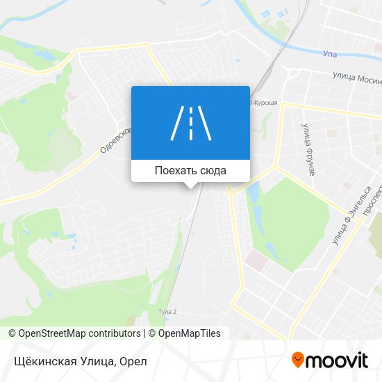Карта Щёкинская Улица