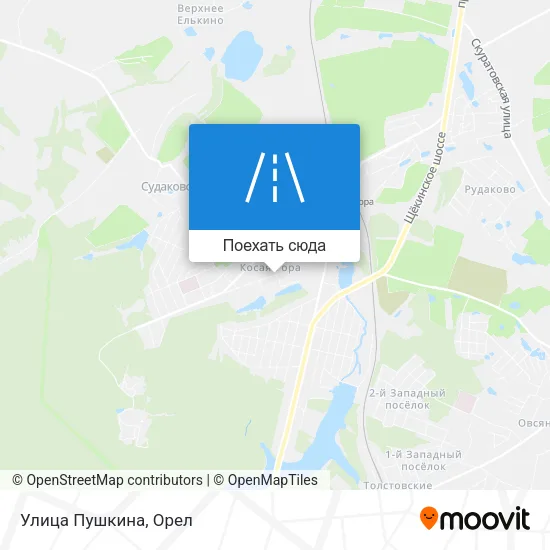 Карта Улица Пушкина
