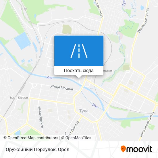 Карта Оружейный Переулок