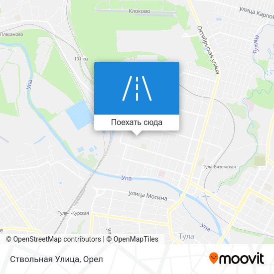 Карта Ствольная Улица