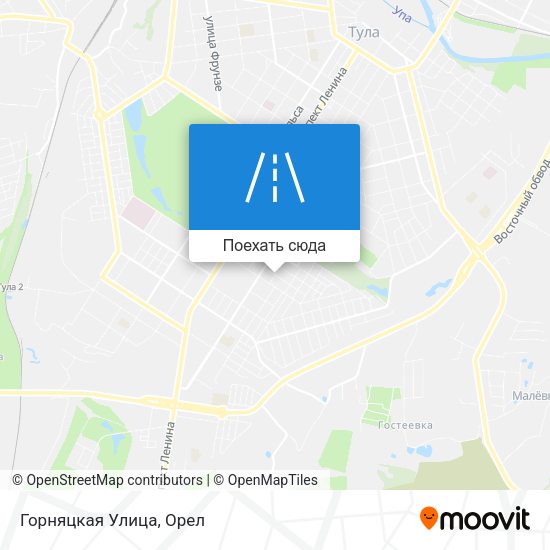 Карта Горняцкая Улица