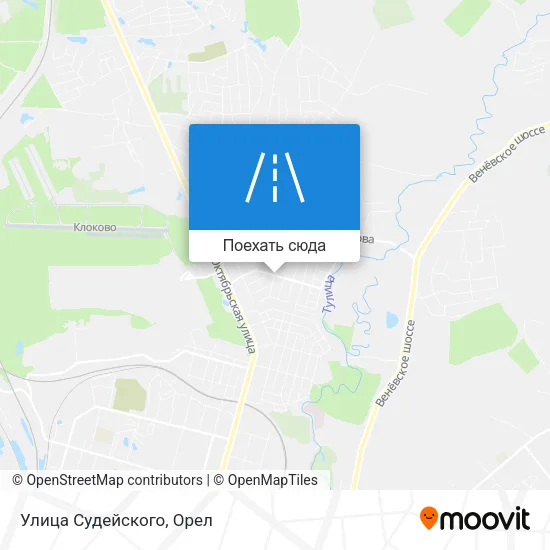 Карта Улица Судейского