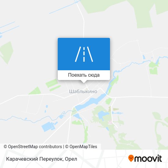 Карта Карачевский Переулок