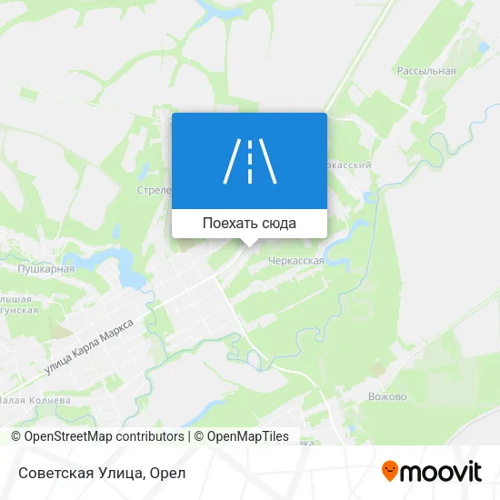 Карта Советская Улица