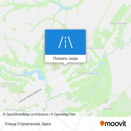 Карта Улица Строителей