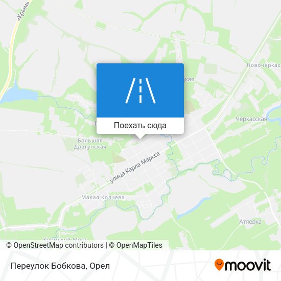 Карта Переулок Бобкова