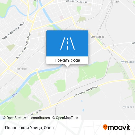 Карта Половецкая Улица