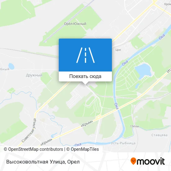 Карта Высоковольтная Улица
