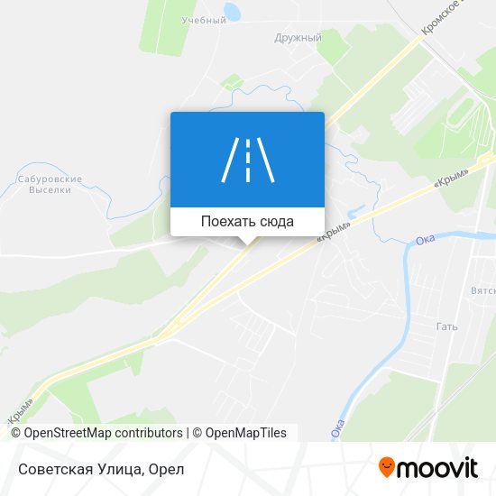 Карта Советская Улица