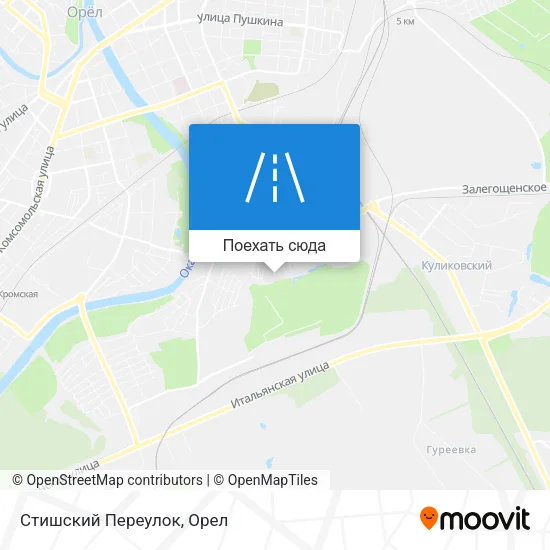 Карта Стишский Переулок