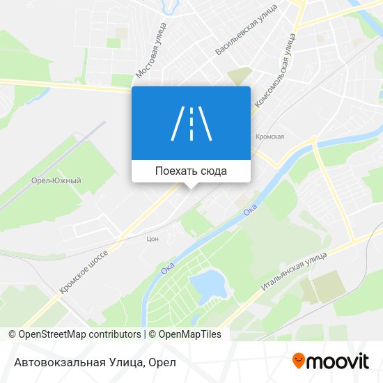 Карта Автовокзальная Улица