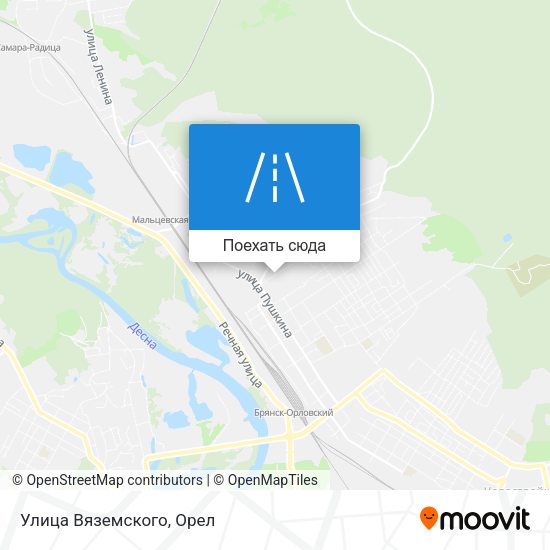 Карта Улица Вяземского