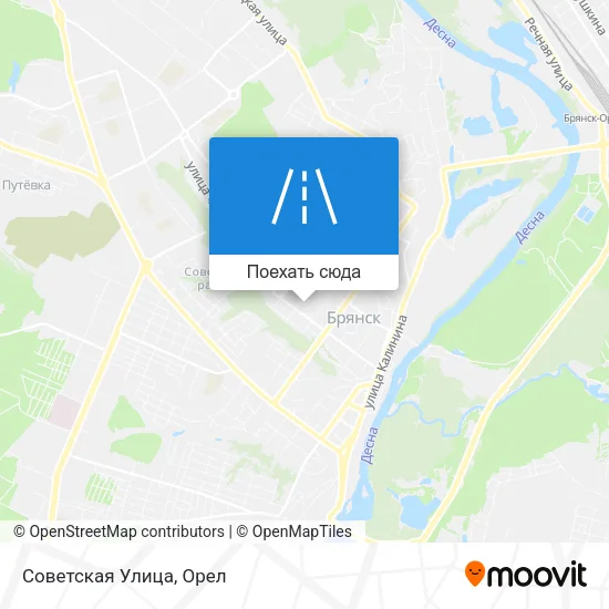 Карта Советская Улица