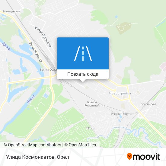 Карта Улица Космонавтов