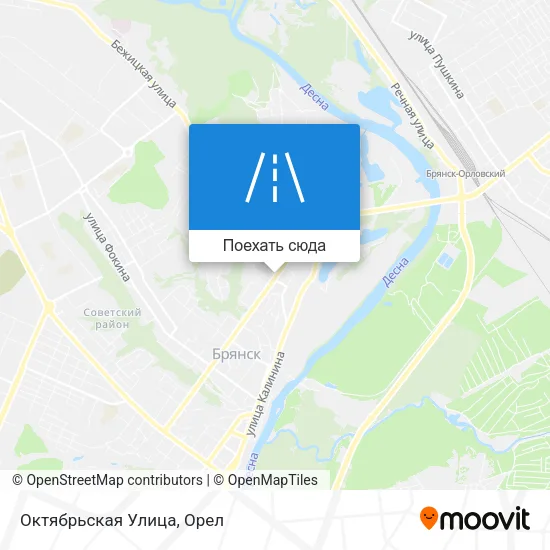 Карта Октябрьская Улица