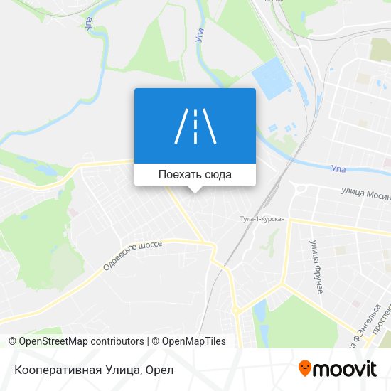 Карта Кооперативная Улица