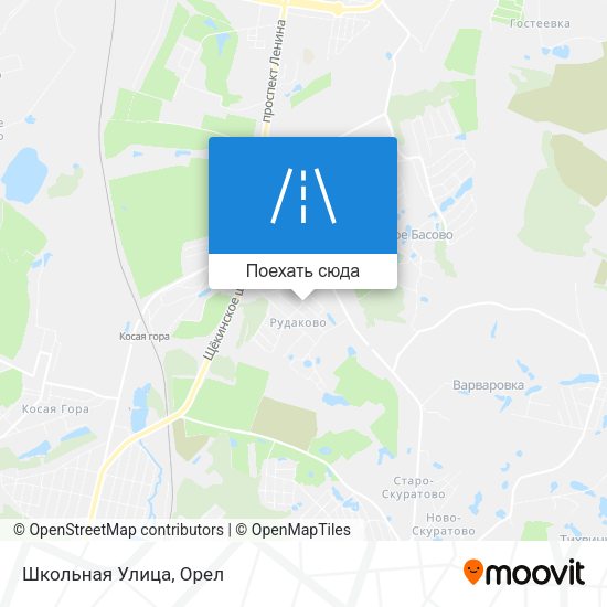 Карта Школьная Улица