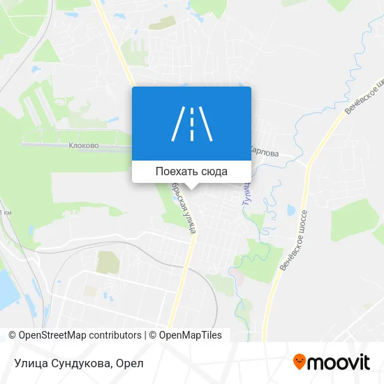 Карта Улица Сундукова