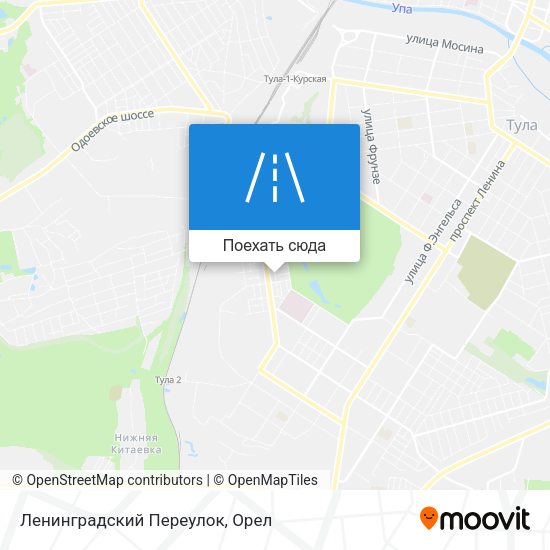 Карта Ленинградский Переулок